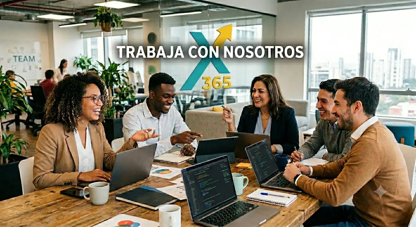 AXPA365 team working in the office
