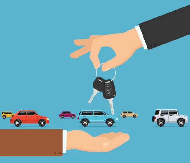 Entrega de llaves de un vehículo en una operación de leasing